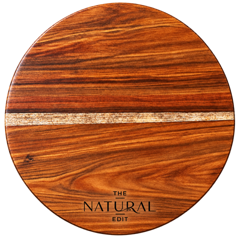 The Natural Edit Kiaat Round Board