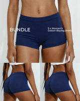 Breeth Cotton Boyleg dark blue 3 pack bundle