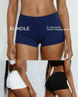 Breeth Cotton Boyleg mixed bundle white black blue