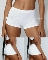Breeth Cotton Boyleg white 3 pack bundle