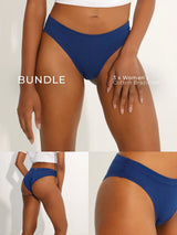 Breeth Cotton Brazilian 3-Pack — Dark Blue bundle