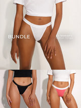 Breeth Cotton Tanga 3-Pack — Mix 3