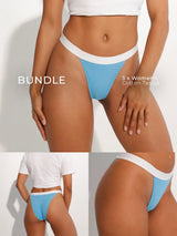 Breeth Cotton Tanga 3-Pack — Pale Blue