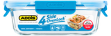 Addis OvenLock 1040ml rectangular, cleaned front view