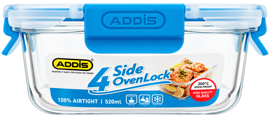 Addis 4 Side OvenLock 520ml Square